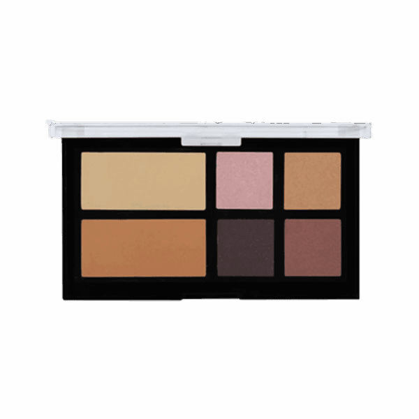 Sivanna Colors Contour Highlight & Eyeshadow Face Palette - 04 Shade (10g) - Sivanna