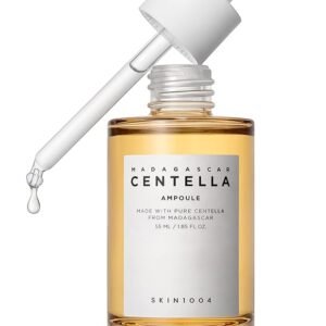 SKIN1004 Madagascar Centella Asiatica Ampoule Facial Serum | 100% Centella Asiatica Extract for Soothing Sensitive and Acne-Prone Skin, 55ml