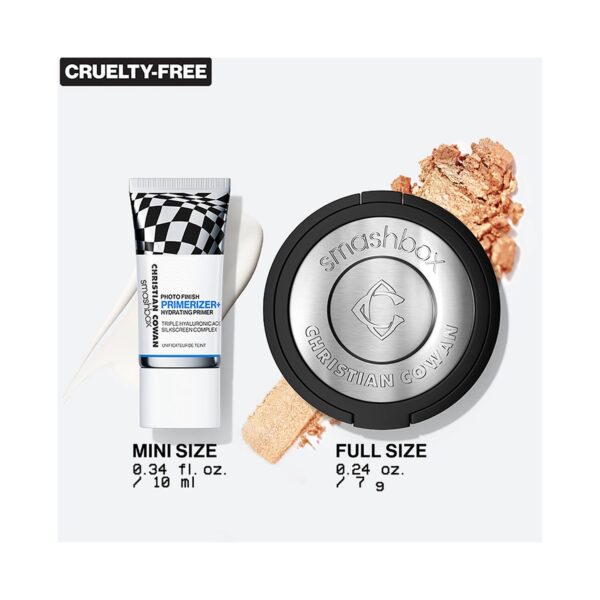 Smashbox Essential Pieces Full-Size Highlighter + Mini Primer Set - Beige and Clear (2Pcs) - Smashbox