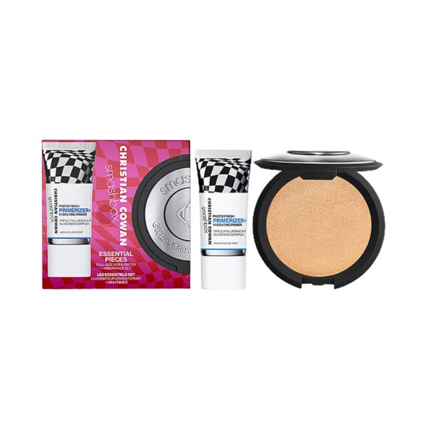 Smashbox Essential Pieces Full-Size Highlighter + Mini Primer Set - Beige and Clear (2Pcs) - Smashbox