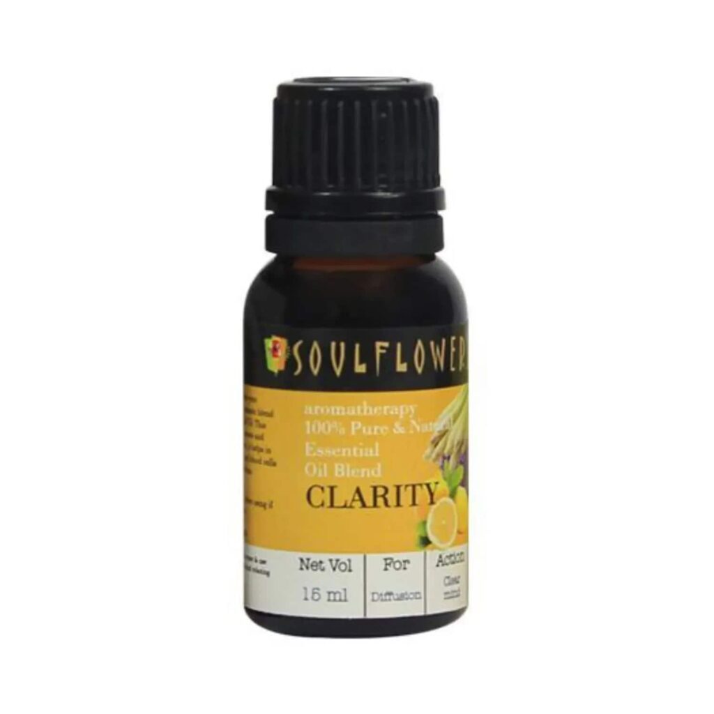 Soulflower Clarity Essential Oil - (15ml) - Soulflower