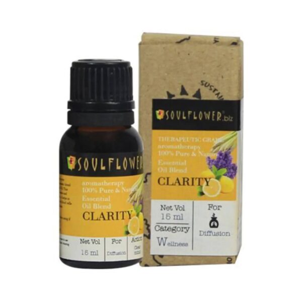 Soulflower Clarity Essential Oil - (15ml) - Soulflower