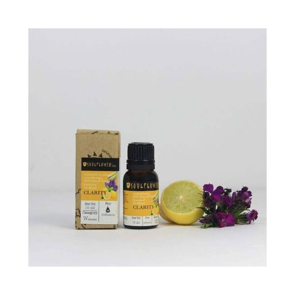 Soulflower Clarity Essential Oil - (15ml) - Soulflower