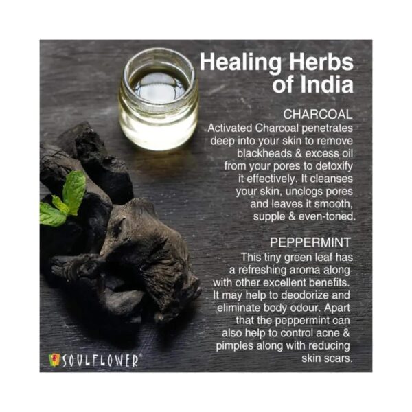 Soulflower Deodorizing Charcoal Soap - (150g) - Soulflower