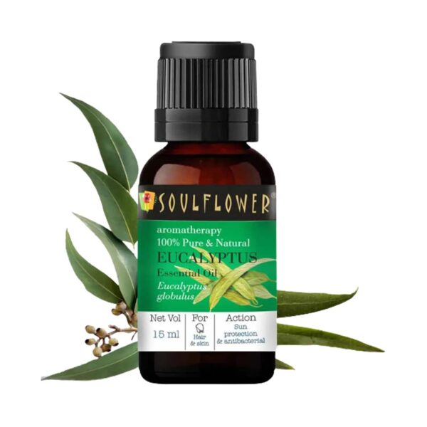 Soulflower Eucalyptus Essential Oil - (15ml) - Soulflower