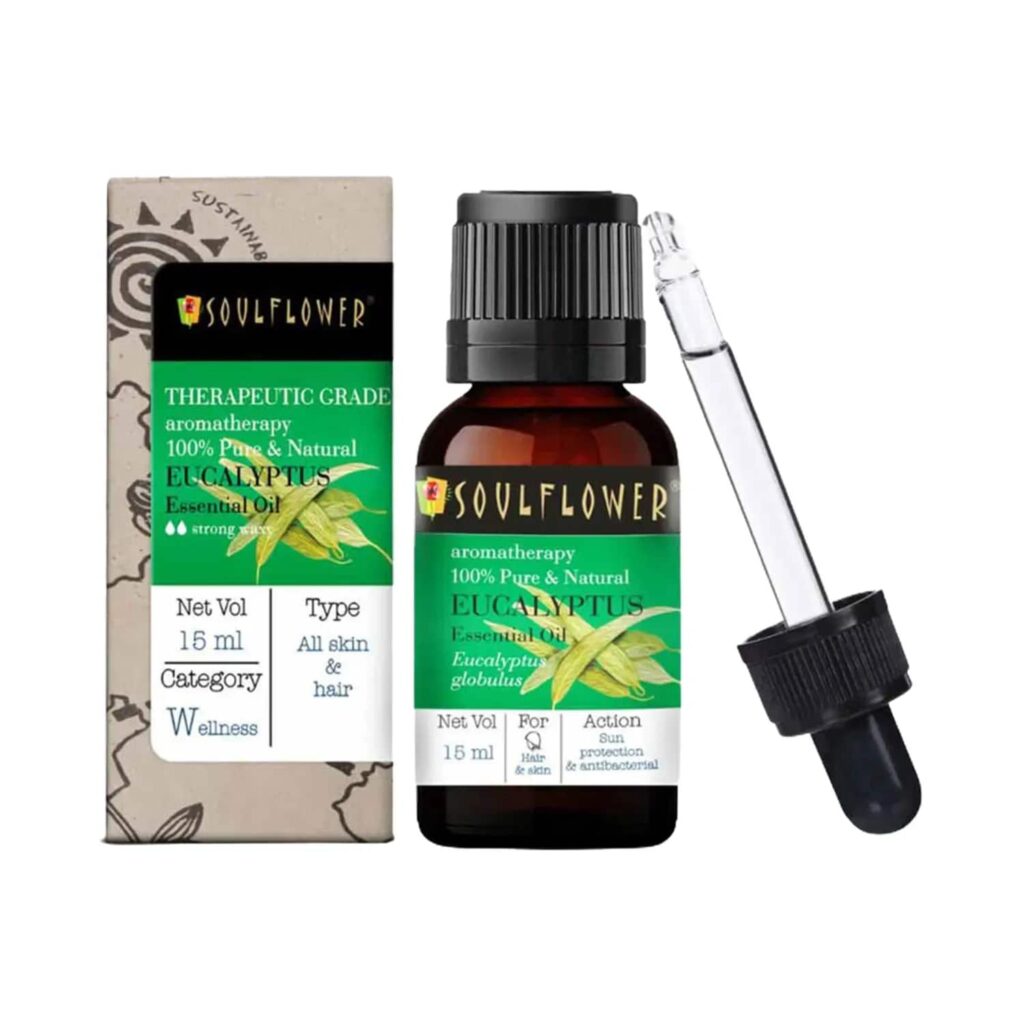 Soulflower Eucalyptus Essential Oil - (15ml) - Soulflower