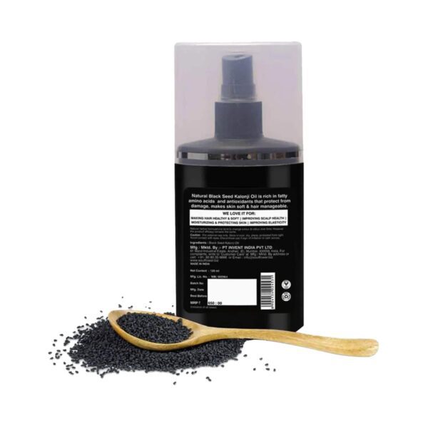 Soulflower Herbal Black Seed Kalonji Hair Oil - (120ml) - Soulflower