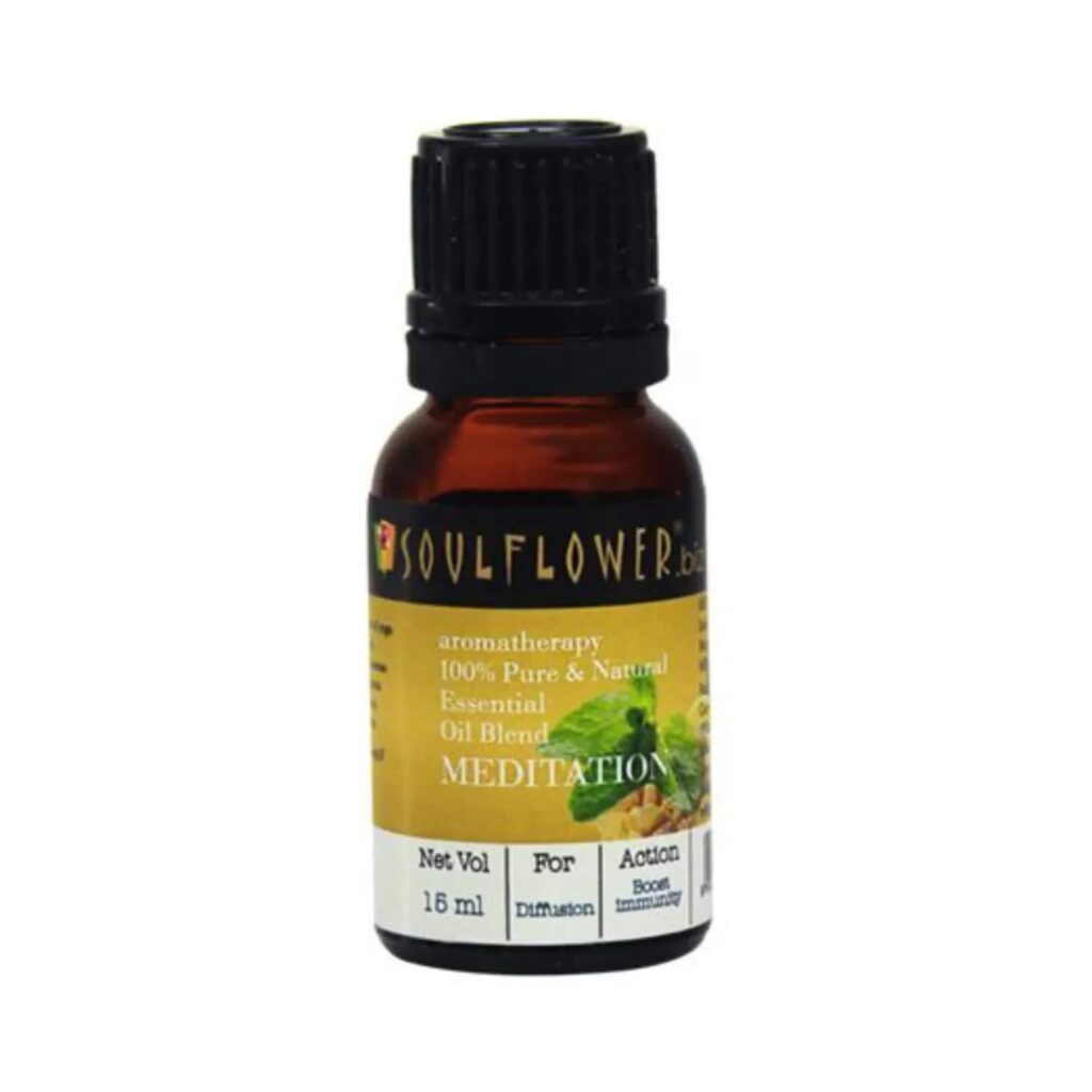 Soulflower Meditation Essential Oil - (15ml) - Soulflower