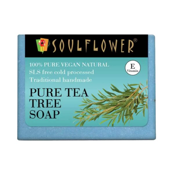 Soulflower Pure Tea Tree Soap - (150g) - Soulflower