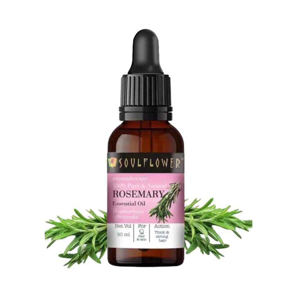 Soulflower Rosemary Essential Oil (30ml) - Soulflower