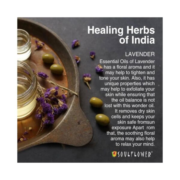 Soulflower Skin Lavender Soap - (150g) - Soulflower