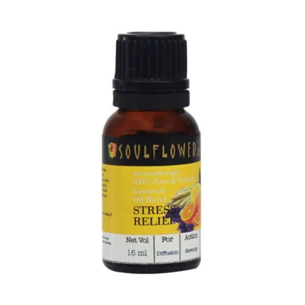 Soulflower Stress Relief Essential Oil - (15ml) - Soulflower