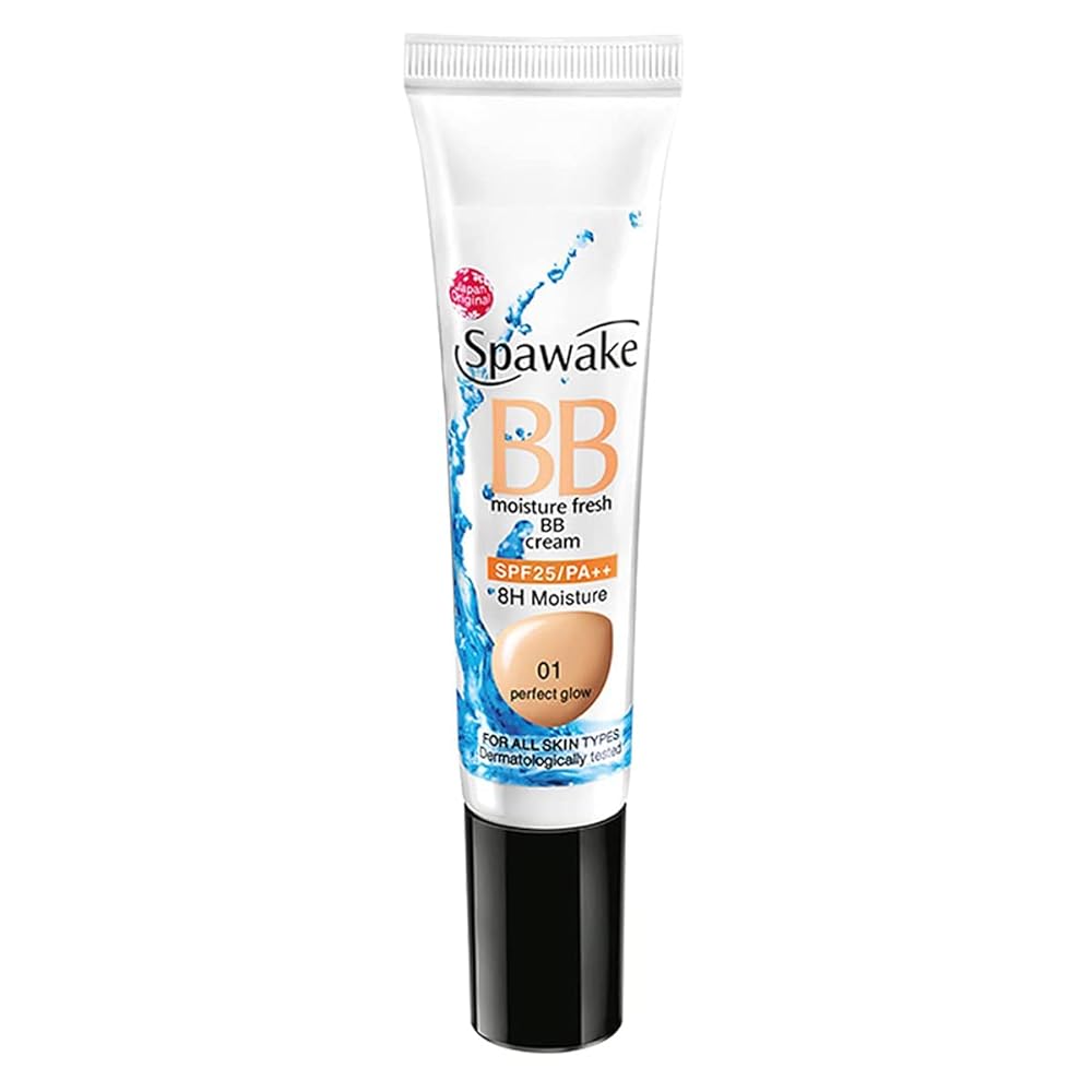 Spawake BB Cream 02 Natural Glow with SPF25/PA++, All Skin Types, 30g…