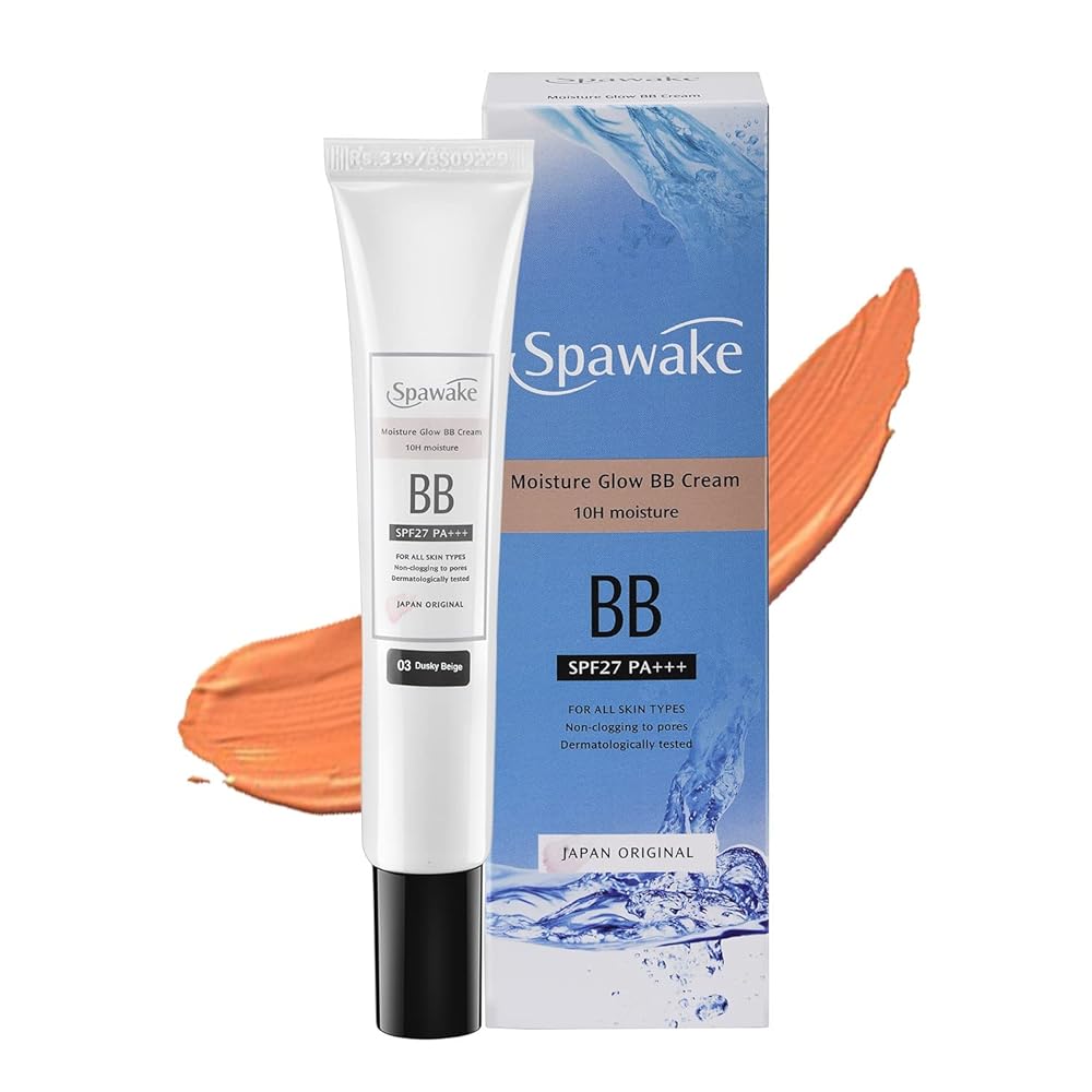 Spawake Moisture Glow Bb Cream 03 Dusky Beige, Spf 27 Pa+++, All Skin Types, 30G - Medium, Matte
