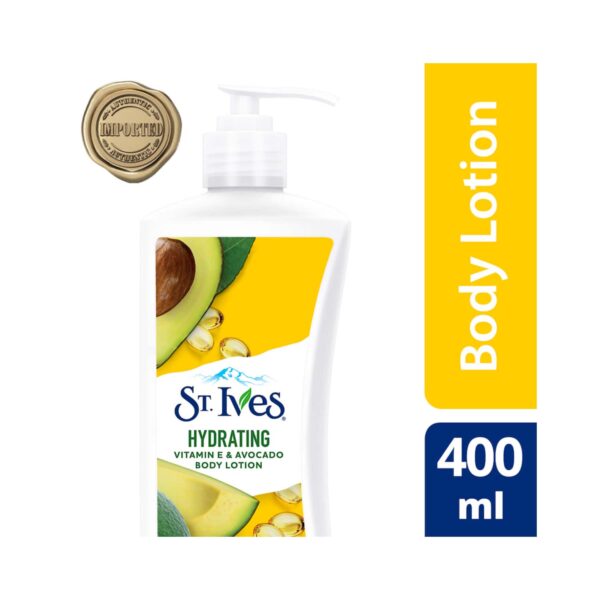 St. Ives Hydrating Vitamin E & Avocado Body Lotion (400ml) - St. Ives