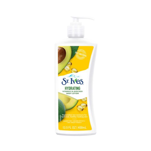 St. Ives Hydrating Vitamin E & Avocado Body Lotion (400ml) - St. Ives