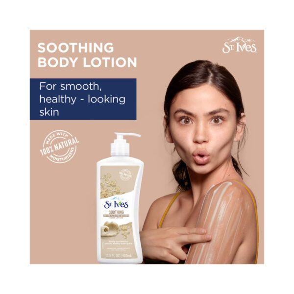 St. Ives Soothing Oatmeal & Shea Butter Body Lotion (400ml) - St. Ives