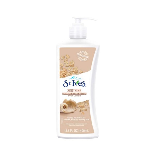 St. Ives Soothing Oatmeal & Shea Butter Body Lotion (400ml) - St. Ives