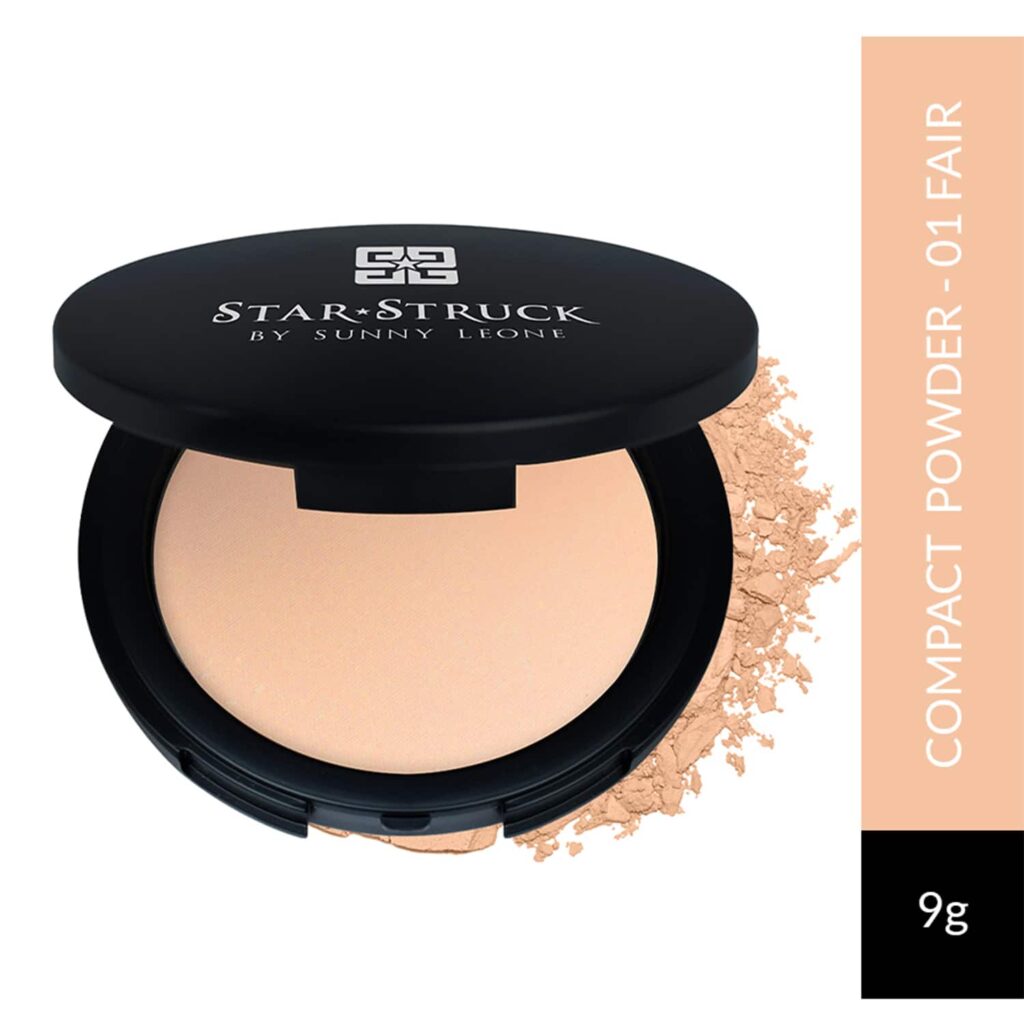 Star Struck by Sunny Leone Compact Powder - 01 Fair (9g) - Star Struck by Sunny Leone