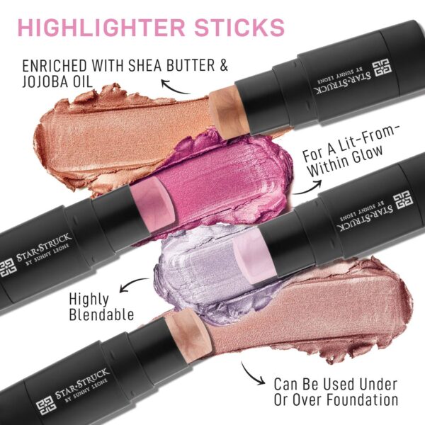 Star Struck by Sunny Leone Highlighter Stick - Champagne (7g) - Star Struck by Sunny Leone