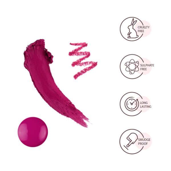 Star Struck by Sunny Leone Lip Gloss With Lip Liner & Lipstick Lip Kit - Rooberry (3 Pcs) - Star Struck by Sunny Leone