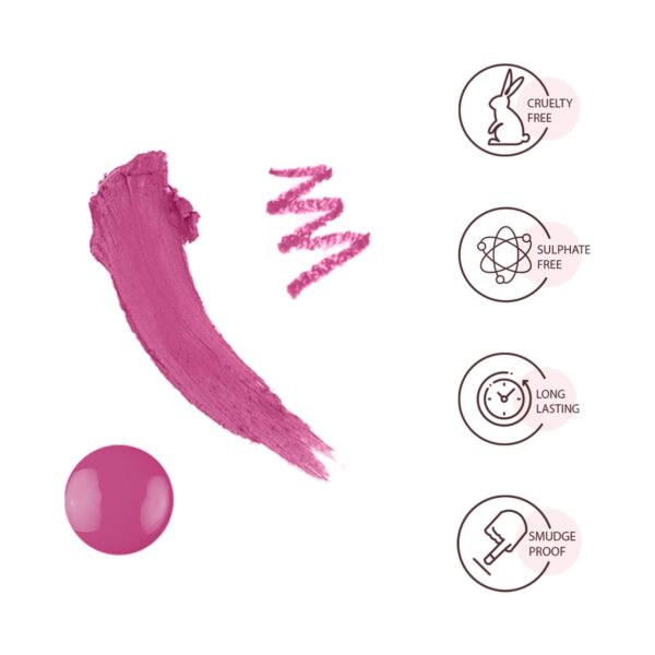 Star Struck by Sunny Leone Lip Gloss With Lip Liner & Lipstick Lip Kit - Purple Taffy (3 Pcs) - Star Struck by Sunny Leone