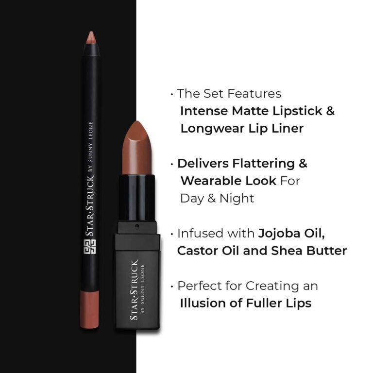 Star Struck by Sunny Leone Lip Kit - Cinnamon (2Pcs) - Star Struck by Sunny Leone