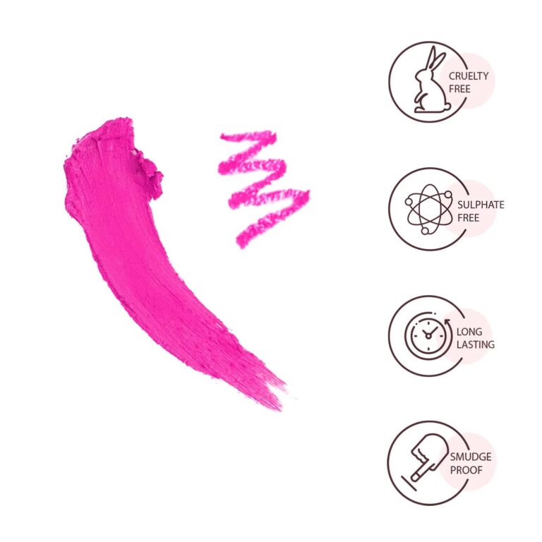 Star Struck by Sunny Leone Lip Kit - Foxy Fuchsia (2Pcs) - Star Struck by Sunny Leone