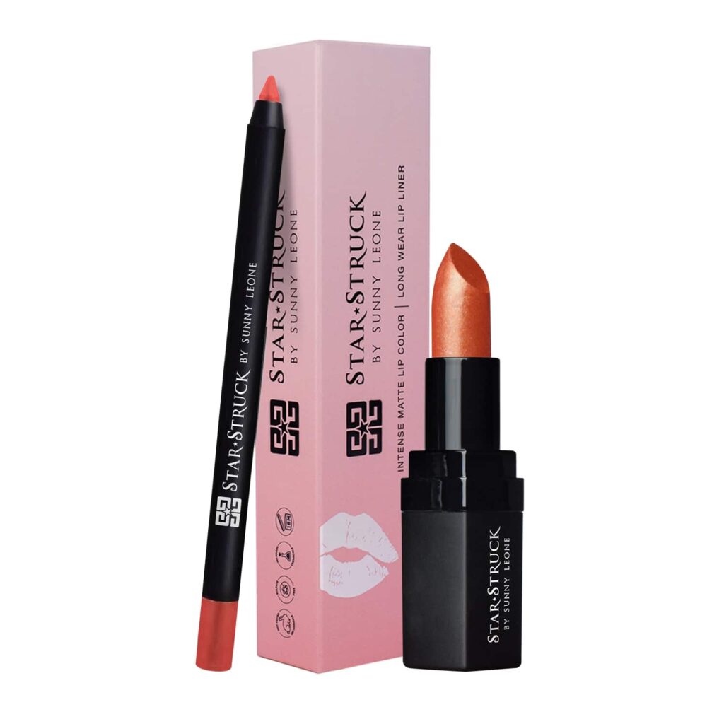 Star Struck by Sunny Leone Lip Kit - Stardust (2Pcs) - Star Struck by Sunny Leone