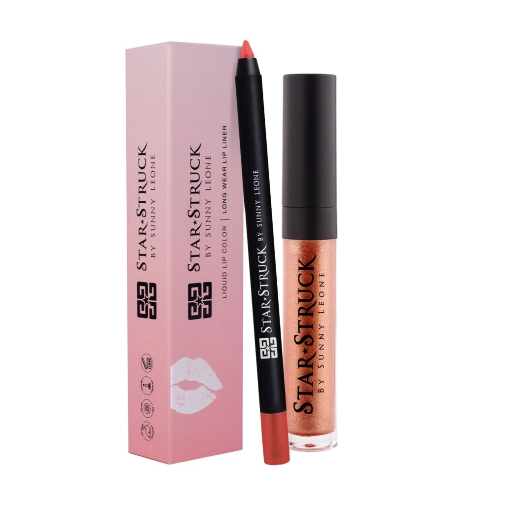 Star Struck by Sunny Leone Lip Kit - Stardust (2Pcs) - Star Struck by Sunny Leone
