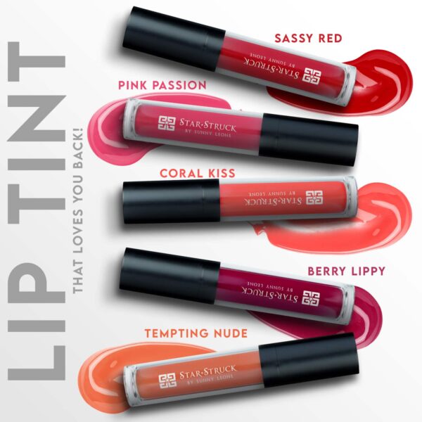 Star Struck by Sunny Leone Lip Tint - Pink Passion (6ml) - Star Struck by Sunny Leone