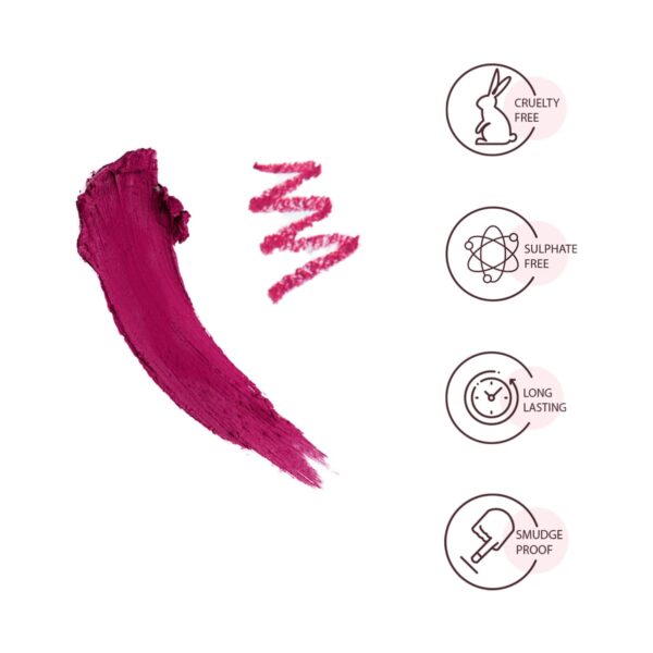 Star Struck by Sunny Leone Lipstick & Lip Liner Lip Kit - Rooberry (2 Pcs) - Star Struck by Sunny Leone