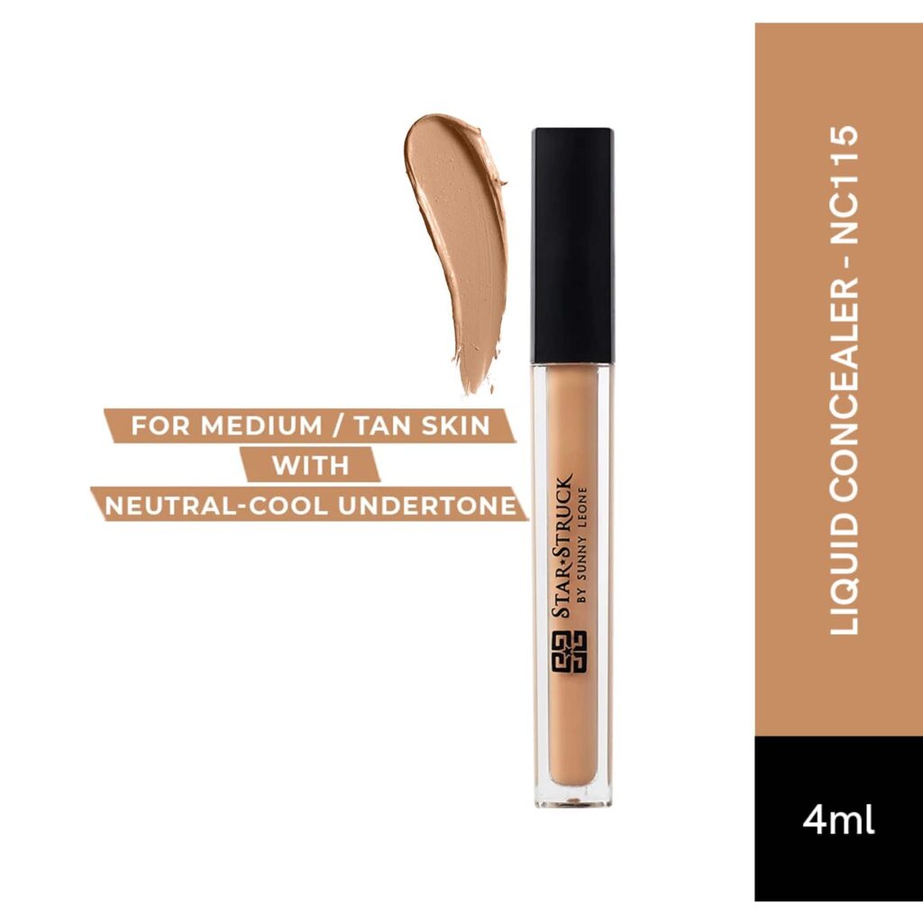 Star Struck by Sunny Leone Liquid Concealer - NC115 (4ml) - Star Struck by Sunny Leone