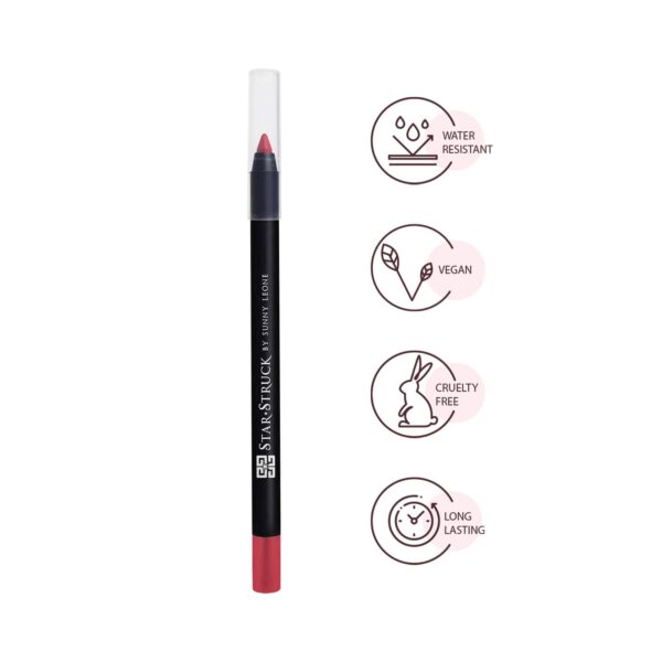 Star Struck by Sunny Leone Long Wear Lip Liner - Berry Glimmer (1.2g) - Star Struck by Sunny Leone