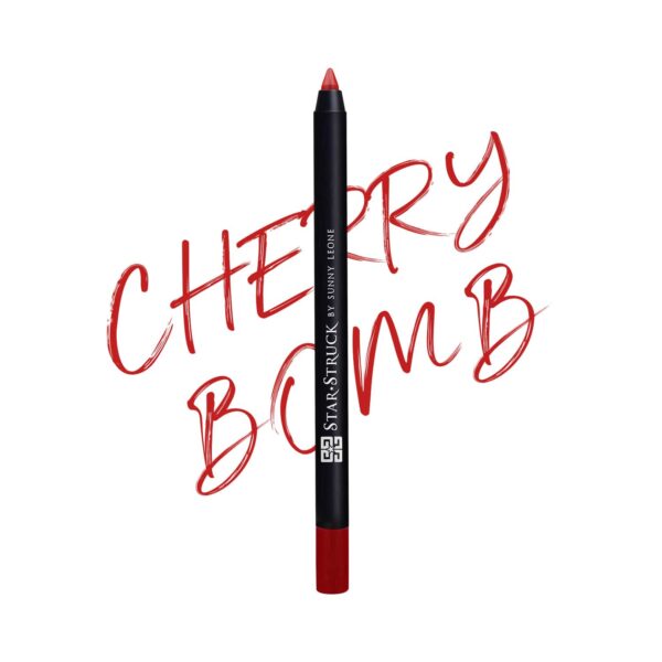 Star Struck by Sunny Leone Long Wear Lip Liner - Chery Bomb (1.2g) - Star Struck by Sunny Leone