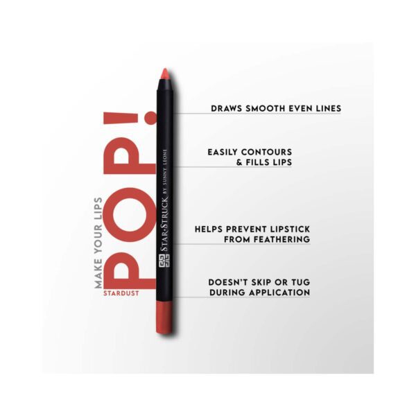 Star Struck by Sunny Leone Long Wear Lip Liner - Stardust (1.2g) - Star Struck by Sunny Leone