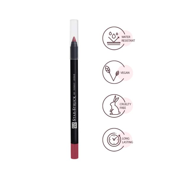 Star Struck by Sunny Leone Long Wear Lip Liner - Sugar Plum (1.2g) - Star Struck by Sunny Leone