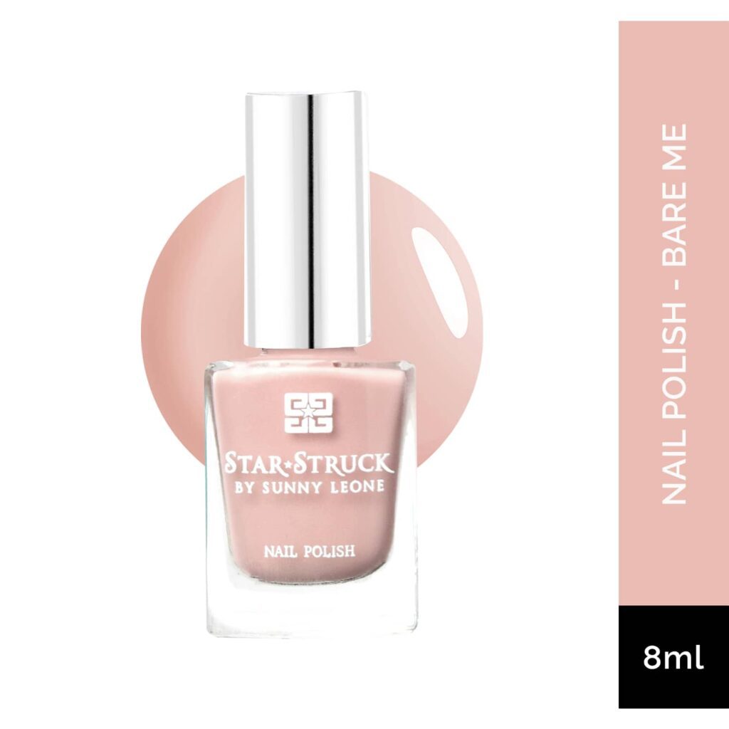 Star Struck by Sunny Leone Nail Polish - Bare Me (8ml) - Star Struck by Sunny Leone