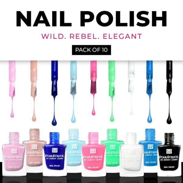 Star Struck by Sunny Leone Nail Polish - Bare Me (8ml) - Star Struck by Sunny Leone
