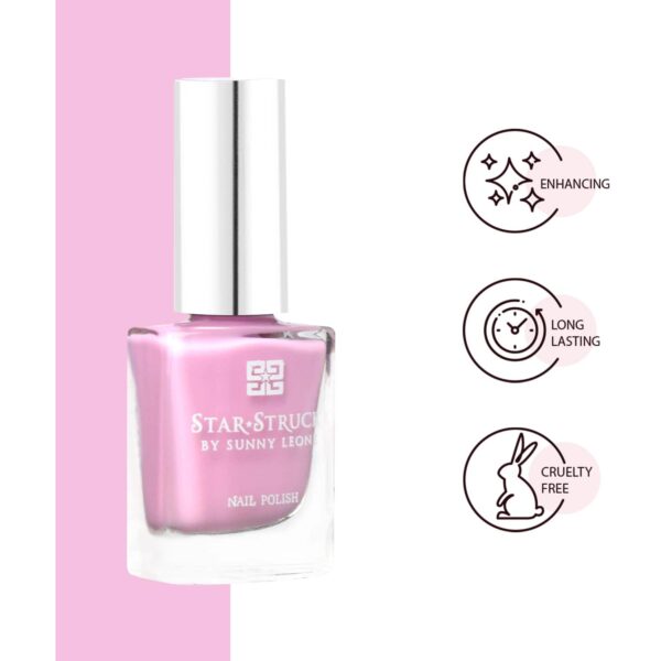 Star Struck by Sunny Leone Nail Polish - Tease (8ml) - Star Struck by Sunny Leone