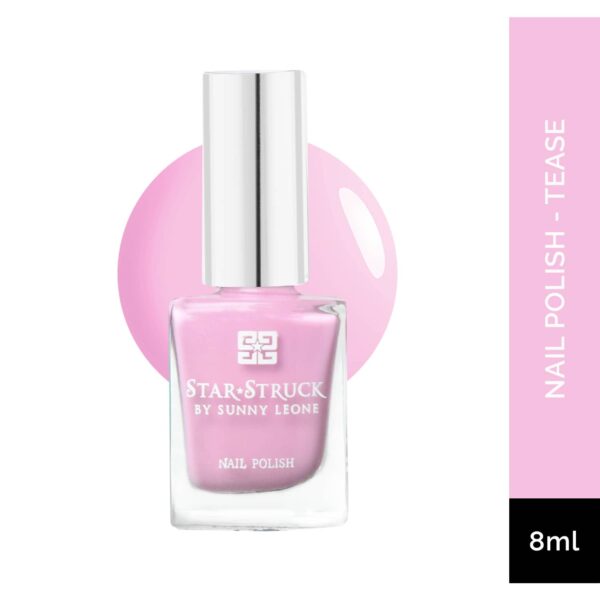 Star Struck by Sunny Leone Nail Polish - Tease (8ml) - Star Struck by Sunny Leone
