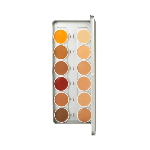 Stars Cosmetics 12 Color Shades Face Makeup Palette - Multi-Color (48g) - Stars Cosmetics