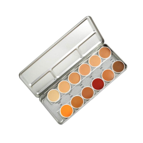 Stars Cosmetics 12 Color Shades Face Makeup Palette - Multi-Color (48g) - Stars Cosmetics