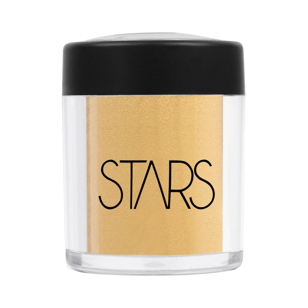 Stars Cosmetics Eyeshadow Pigment Eye Makeup Loose Powder - Gold (4g) - Stars Cosmetics