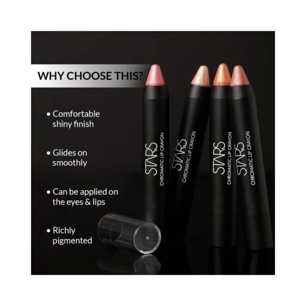 Stars Cosmetics Richly Pigmented Lip Crayon - Pearly (35g) - Stars Cosmetics