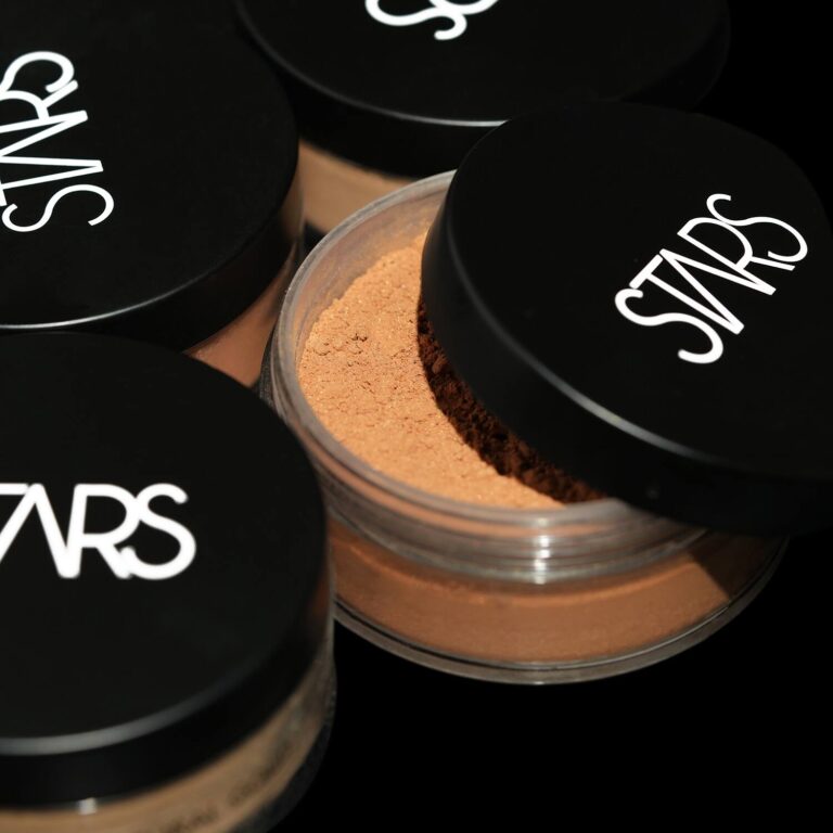 Stars Cosmetics Translucent Face Makeup Loose Compact Powder - Yellow Matt (20g) - Stars Cosmetics