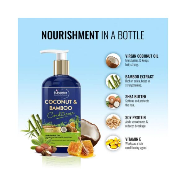 St.Botanica Coconut & Bamboo Hair Conditioner (300ml) - St.Botanica