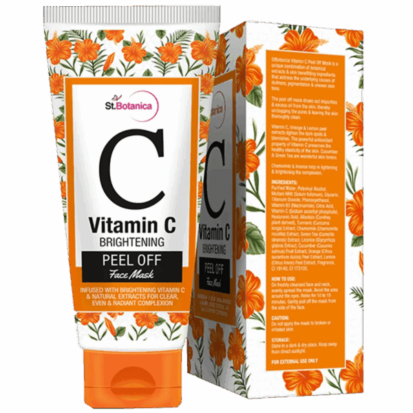 St.Botanica Vitamin C Brightening Peel Off Mask For Dark Spots Complexion (100ml) - St.Botanica