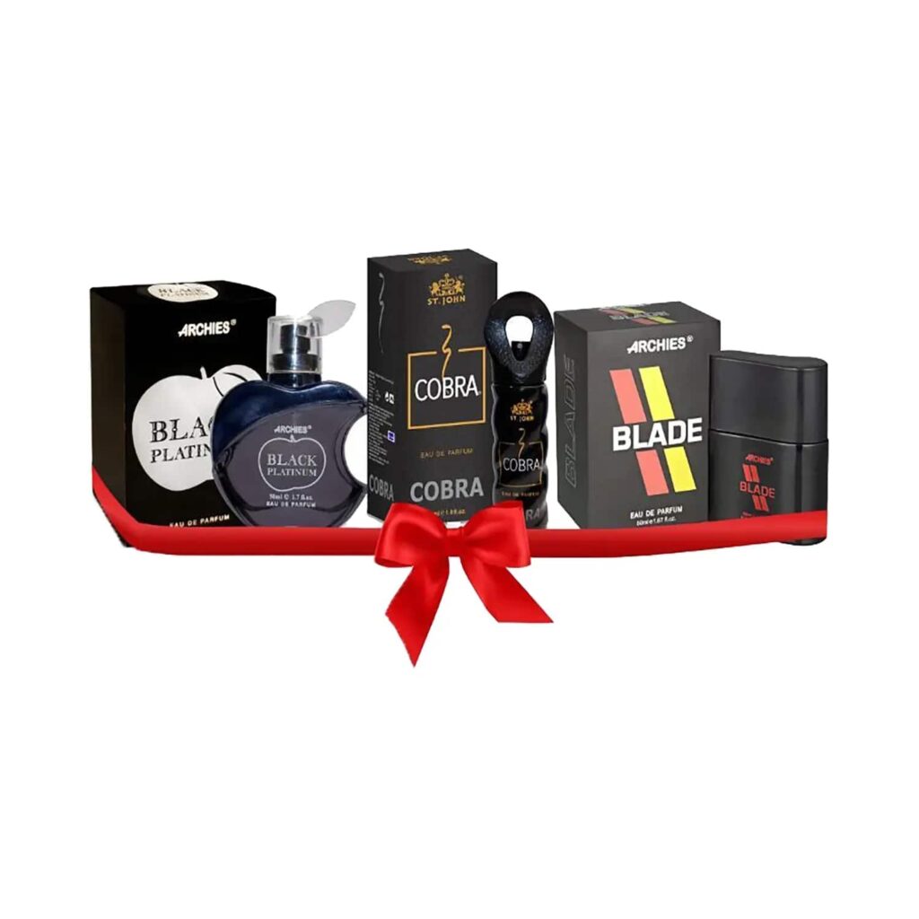 ST.JOHN Cobra, Archies Blade & Archies Black Platinum Eau De Parfum (3 Pcs) - ST.JOHN