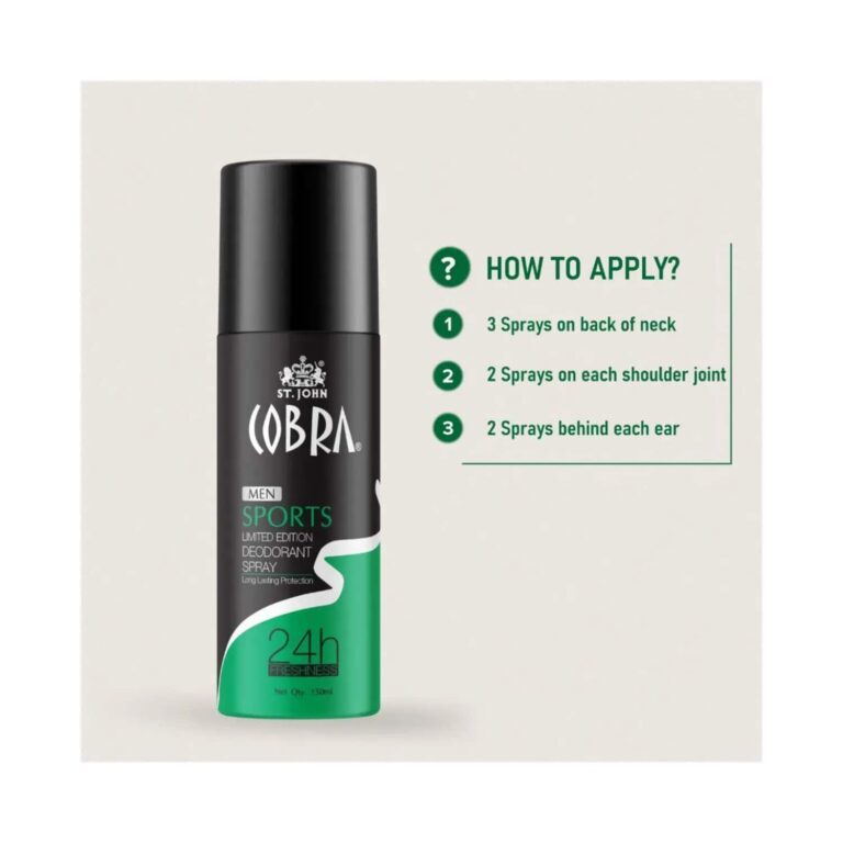ST.JOHN Cobra Cool, Sports And Toxic Limited Edition Deodorant Spray (3 Pcs) - ST.JOHN